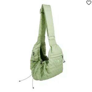 Sling pet carrier - green - New